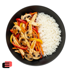1kg Chicken Stir-fry & Basmati Rice