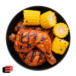 1Kg Flame Grilled Leg Quarter with Corn